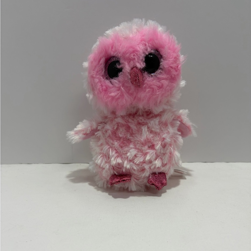 Ty Beanie Boos Twiggy the Pink Owl